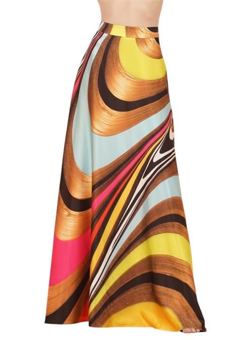 Coordinato top  tinta unita e gonna fantasia TWINS | Abiti | T4897 T4895GNERO